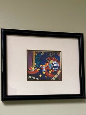 Professionally Framed Henri Matisse’s Fruits and Bronze Print- Vibrant